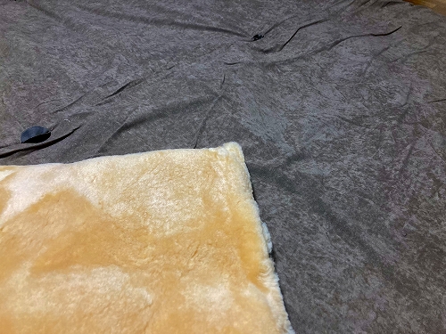 ムートンシーツダブル短毛25ミリベージュ | ムートン王国